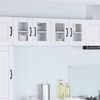vidaXL Kitchen Cabinet 2 pcs High Gloss White 60 x 31 x 40 cm