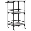 vidaXL Kitchen Trolley Grey Sonoma 60,5x50x105 cm Engineered Wood