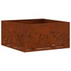 vidaXL Fire Bowl Rusty 60 x 60 x 30 cm Weathering Steel