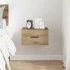 vidaXL Bedside Cabinet Artisan oak 35 x 35 x 20 cm Engineered wood