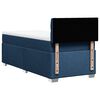vidaXL Box Spring Bed with Mattress Blue 100x200 cm Fabric