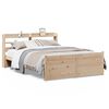 vidaXL Bed Frame with Headboard without Mattress 150x200 cm