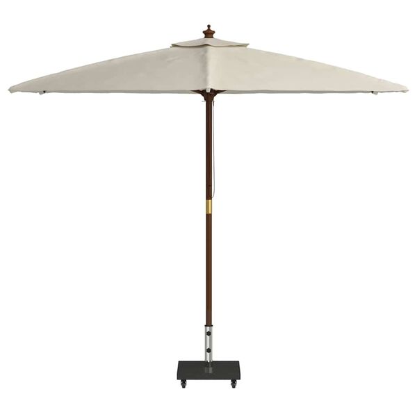 vidaXL Parasol Base Black 45 x 45 x 45 cm Granite