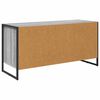 vidaXL TV Cabinet Grey Sonoma 100 x 36 x 49.5 cm Engineered Wood