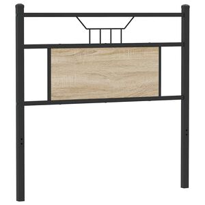 vidaXL Replace Headboard Sonoma Oak 75 cm Engineered Wood and Steel