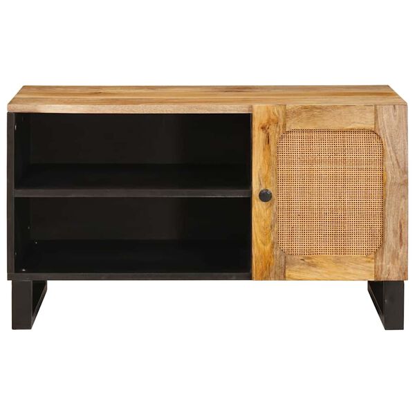 vidaXL TV Cabinet with Storage Brown 80 x 33 x 46 cm Solid Mango Wood