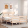 vidaXL Bed Frame without Mattress Small Double Solid Wood