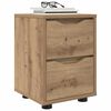 vidaXL Bedside Table Artisan Oak 30.5 x 30 x 43 cm Engineered Wood