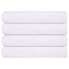 vidaXL Sauna Towels "FROGN" 4 pcs White 80x200 cm 360 gsm