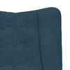 vidaXL Armchair Blue 63 x 67 x 94 cm Velvet