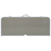 vidaXL Folding Camping Table with 4 Seats Steel Aluminium