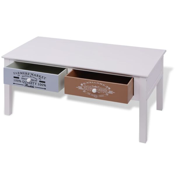 vidaXL French Coffee Table Wood