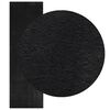 vidaXL Rug HUARTE Short Pile Soft and Washable Black 80x250 cm