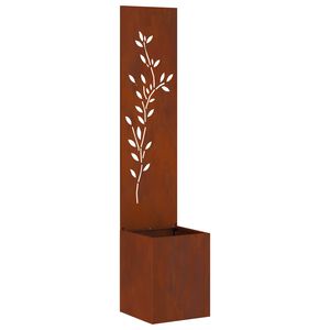 vidaXL Garden Privacy Screen Rusty 32 x 32 x 150 cm Weathering steel