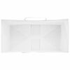 vidaXL Paper Bags 250 pcs with Handles White 32x17x44 cm