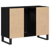 vidaXL Bathroom Cabinet Black 80 x 33 x 60 cm Engineered Wood