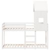 vidaXL Bunk Bed without Mattress White 90x200 cm Solid Wood Pine