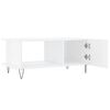 vidaXL Coffee Table High Gloss White 90x50x40 cm Engineered Wood