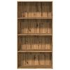 vidaXL Bookcase Artisian Oak 80x30x152 cm Engineered Wood