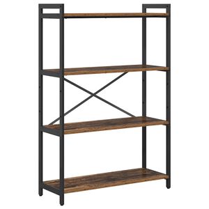 vidaXL Bookshelf 80 x 30 x 120 cm Engineered Wood Old wood