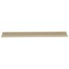 vidaXL Wall Shelves 2 pcs Sonoma Oak 115x9x3 cm