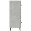vidaXL Sideboard Concrete Grey 69.5x34x90 cm Engineered Wood