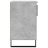 vidaXL Shoe Cabinet Concrete Grey 70x36x60 cm Engineered Wood