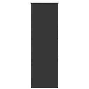 vidaXL Roller Blind Blackout Black 40x130 cm Fabric Width 35.7 cm Polyester