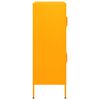 vidaXL Storage Cabinet Mustard Yellow 80x35x101.5 cm Steel