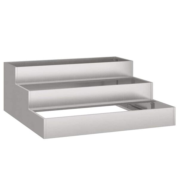 vidaXL Garden Planter Rusty 90 x 90 x 35 cm Weathering Steel