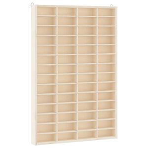 vidaXL Wooden Collector's Display Case with 56 Compartments 40x4.5x60cm