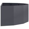 vidaXL Planter Anthracite 120 x 60 x 35 cm Steel