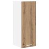 vidaXL Hanging Cabinet Artisan Oak and White 30 x 31 x 80 cm