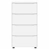 vidaXL Storage Cabinets 2 pcs White 60 x 48 x 105 cm Engineered Wood