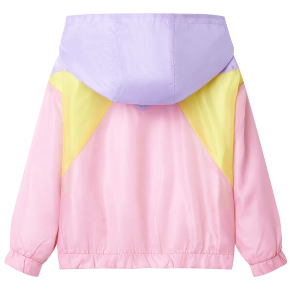 Kids' Hooded Jacket with Zip Multicolour 92
