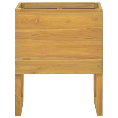 vidaXL Bathroom Cabinet 60x45x75 cm Solid Wood Teak