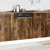 vidaXL Dishwasher Panel Porto Smoked Oak 60x1.5x67 cm Engineered Wood