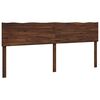 vidaXL Live Edge Headboard ROSTOCK Dark Brown 200 cm Solid Acacia Wood