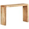 vidaXL Console Table 120x30x76 cm Solid Acacia Wood