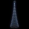 vidaXL LED Christmas Tree Cool White 100.5 x 100.5 x 302.5 cm Metal