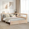 vidaXL Bookcase Bed without Mattress 150x200 cm Solid Wood Pine
