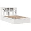 vidaXL Bed Frame without Mattress White 140x200 cm Solid Wood Pine