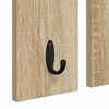 vidaXL Wall-Mounted Coat Rack with Shelf Sonoma oak 85 x 10 x 45 cm