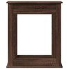 vidaXL Fireplace Surround Brown Oak 75x20x87.5 cm Engineered Wood