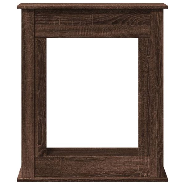 vidaXL Fireplace Surround Brown Oak 75x20x87.5 cm Engineered Wood