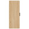 vidaXL Wall Mounted Cabinet Sonoma Oak 34.5x34x90 cm