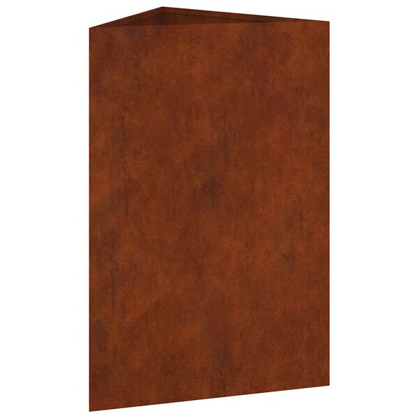 vidaXL Garden Planter 50x43x75 cm Corten Steel