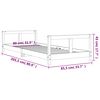 vidaXL Kids Bed Frame 80x200 cm Solid Wood Pine