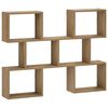 vidaXL Wall Shelf Artisan Oak 103 x 17 x 80 cm Engineered Wood