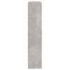 vidaXL Shoe Cabinet Concrete Grey 59x17x81 cm Engineered Wood